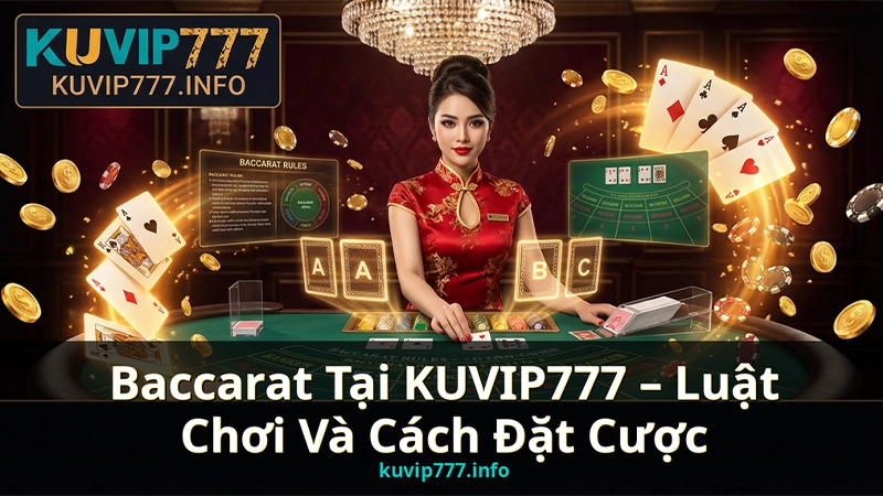Trải Nghiệm Live Casino KUVIP777 – Sảnh Bài Dealer Thật Đẳng Cấp 5 Sao 2 Baccarat Tại KUVIP777 – Luật Chơi Và Cách Đặt Cược