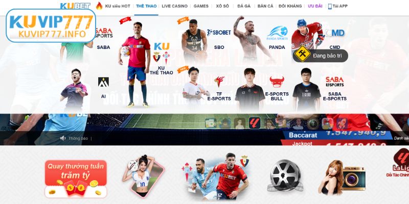 Home Page 8 KUVIP777 hội tụ vô số môn thể thao xanh chín
